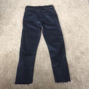 Brand New Mother Insider Crop Fray Jeans
